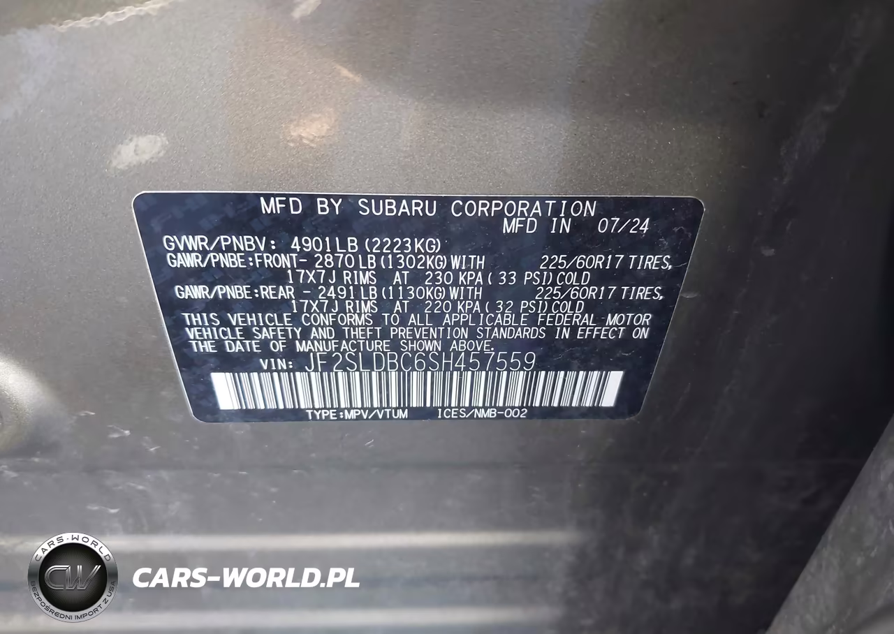 2025 Subaru Forester Premium VIN:JF2SLDBC6SH457559 - 9