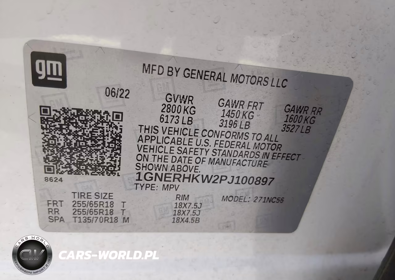 2023 Chevrolet Traverse Fwd Lt Leather VIN:1GNERHKW2PJ100897 - 9