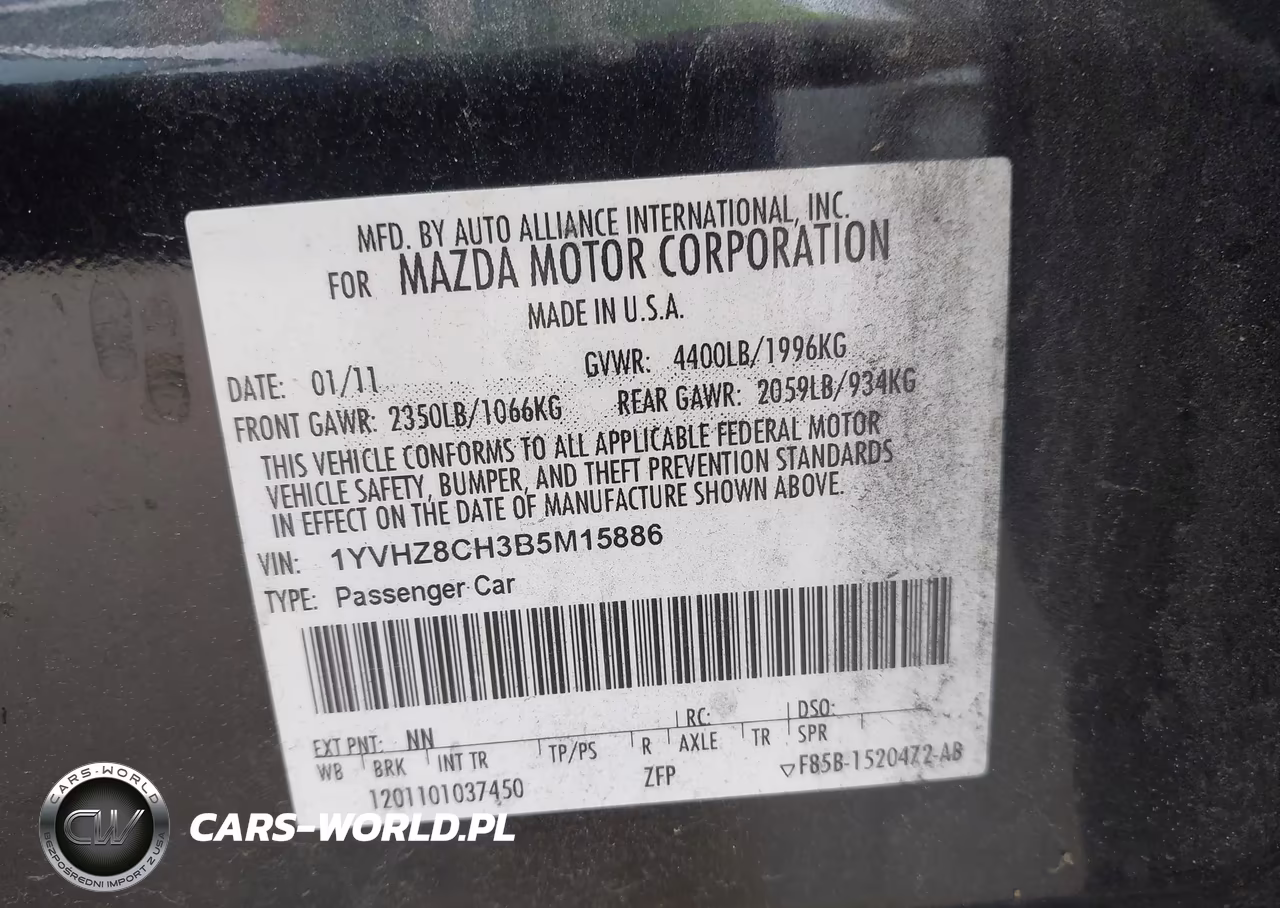 2011 Mazda Mazda6 I Touring VIN:1YVHZ8CH3B5M15886 - 9
