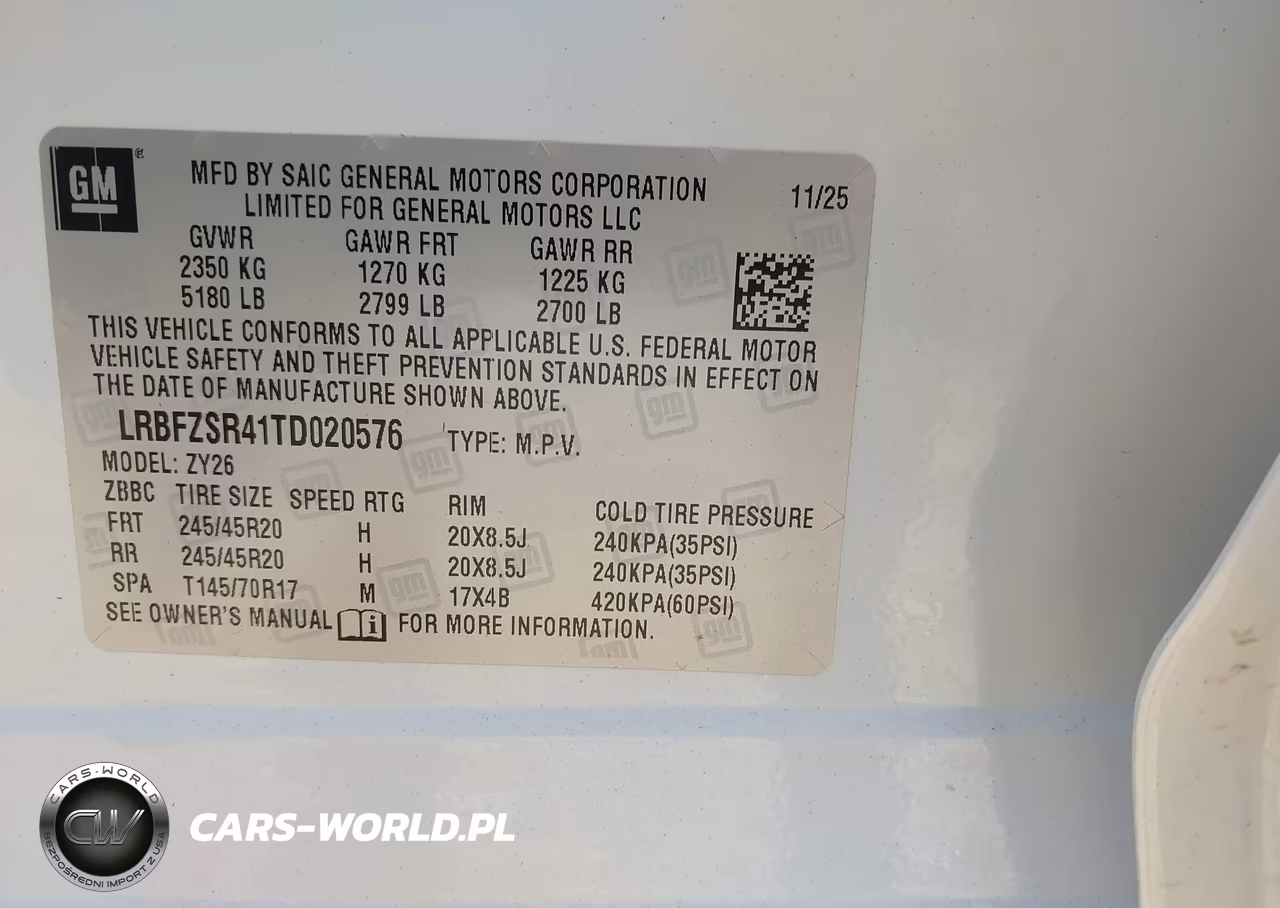 2026 Buick Envision Avenir Awd VIN:LRBFZSR41TD020576 - 9