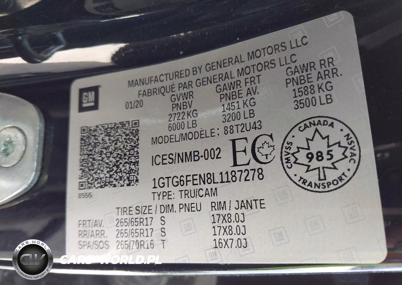 2020 GMC Canyon All Terrain W-Cloth VIN:1GTG6FEN8L1187278 - 9