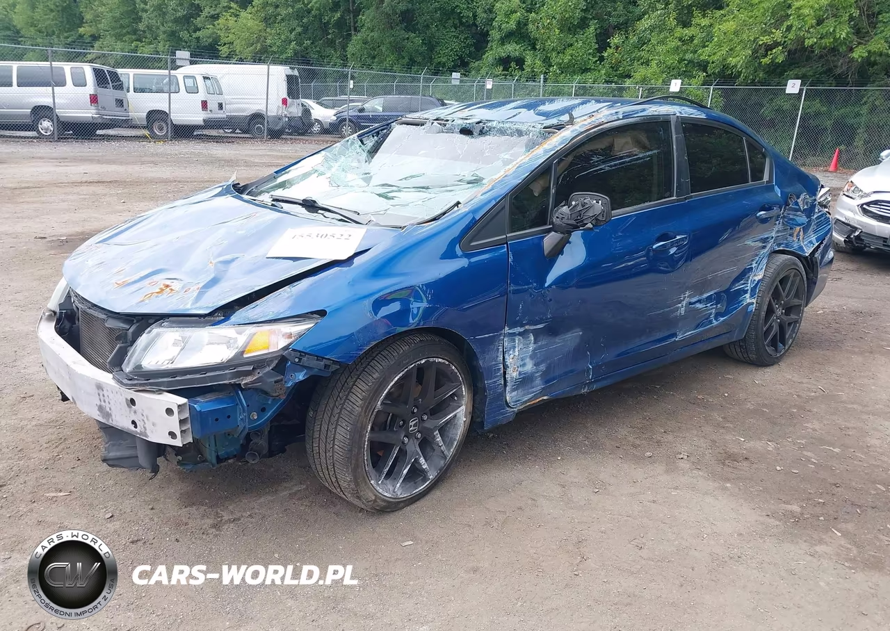 2013 Honda Civic Lx VIN:2HGFB2F58DH592270 - 2