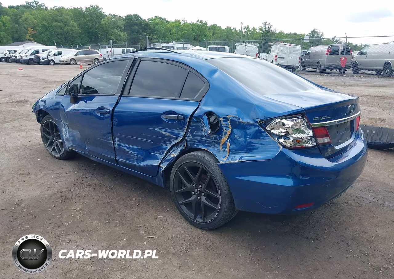 2013 Honda Civic Lx VIN:2HGFB2F58DH592270 - 3