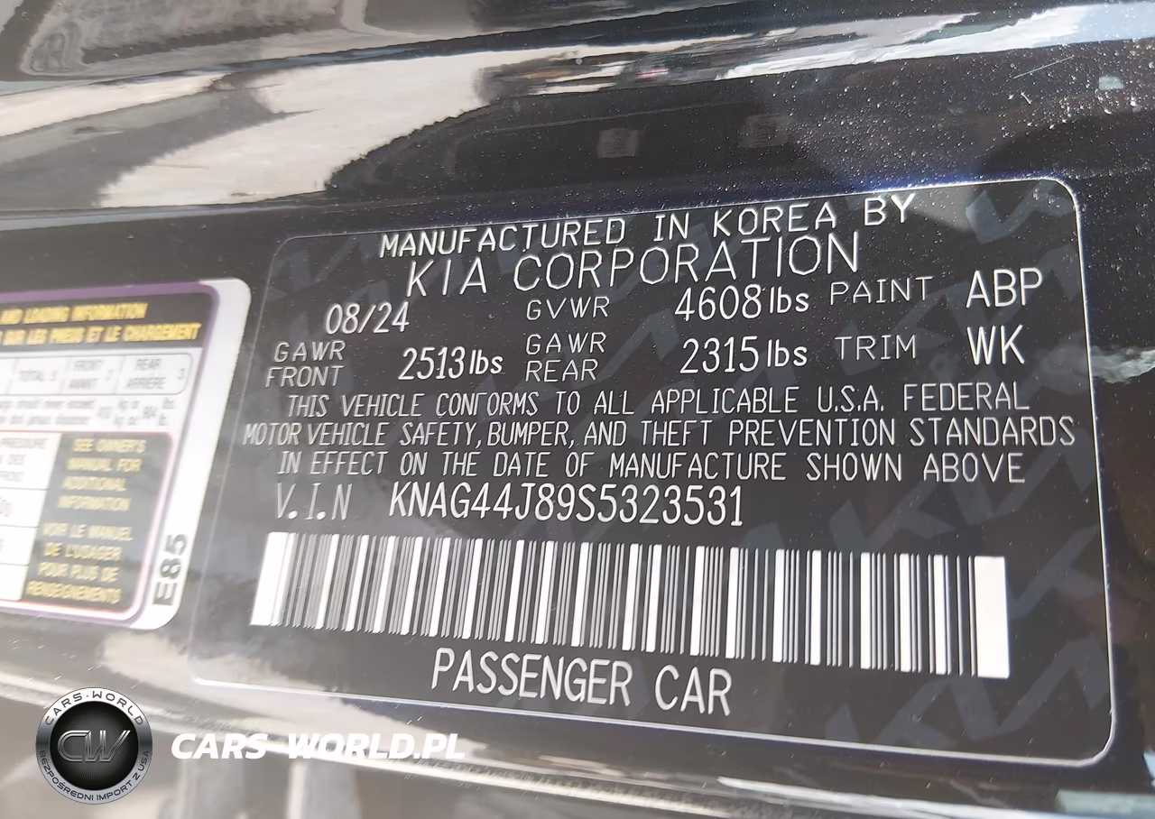 2025 Kia K5 Gt VIN:KNAG44J89S5323531 - 9