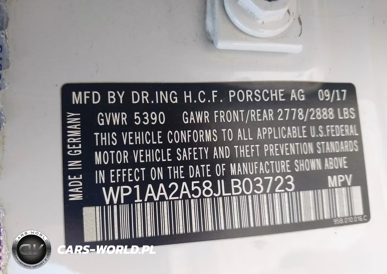 2018 Porsche Macan VIN:WP1AA2A58JLB03723 - 9