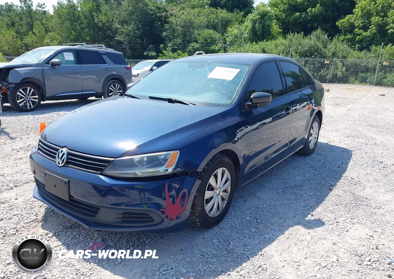 2012 Volkswagen Jetta 2.0L S VIN:3VW2K7AJ8CM405346 - 2