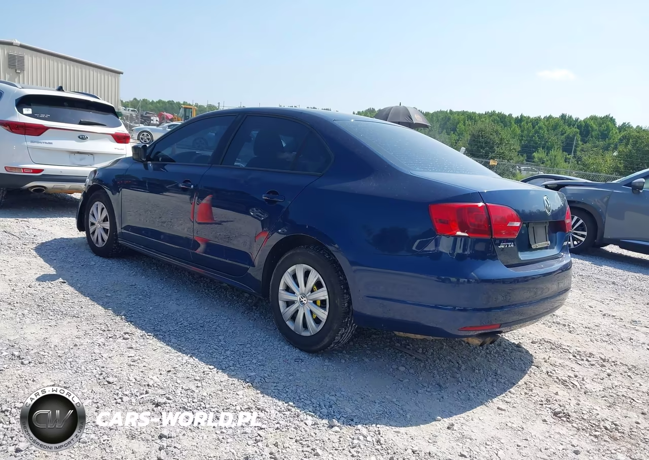 2012 Volkswagen Jetta 2.0L S VIN:3VW2K7AJ8CM405346 - 3