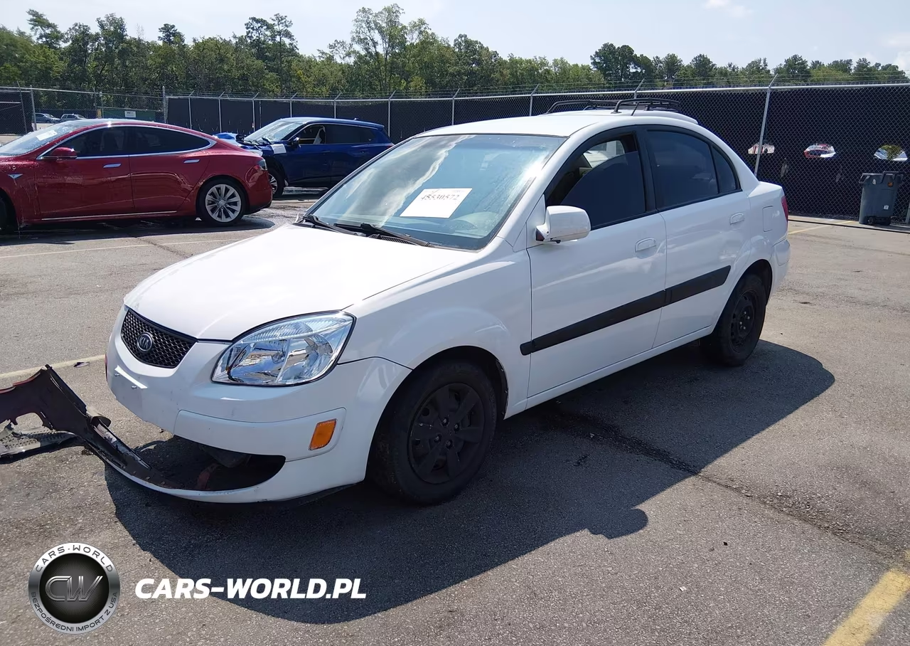 2008 Kia Rio Lx VIN:KNADE123X86299521 - 2
