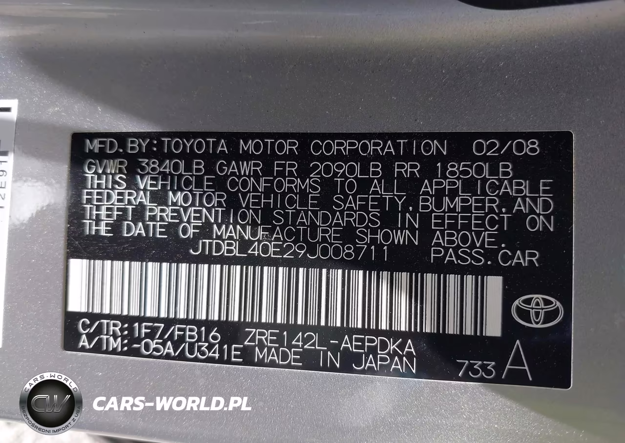 2009 Toyota Corolla Le VIN:JTDBL40E29J008711 - 9