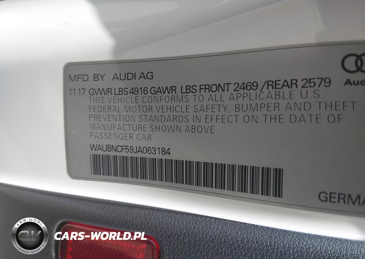 2018 Audi A5 2.0T Premium VIN:WAUBNCF59JA063184 - 9