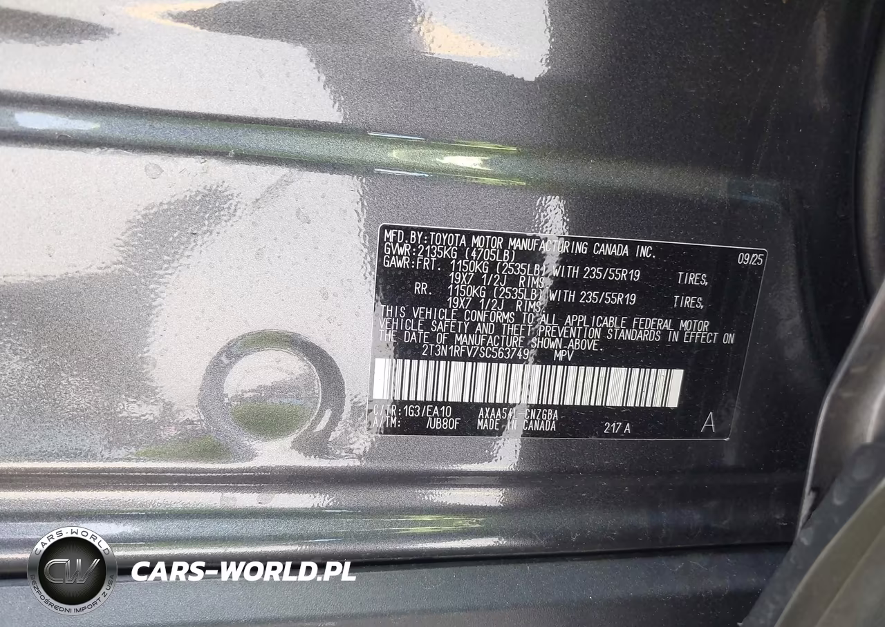 2025 Toyota Rav4 Limited VIN:2T3N1RFV7SC563749 - 9