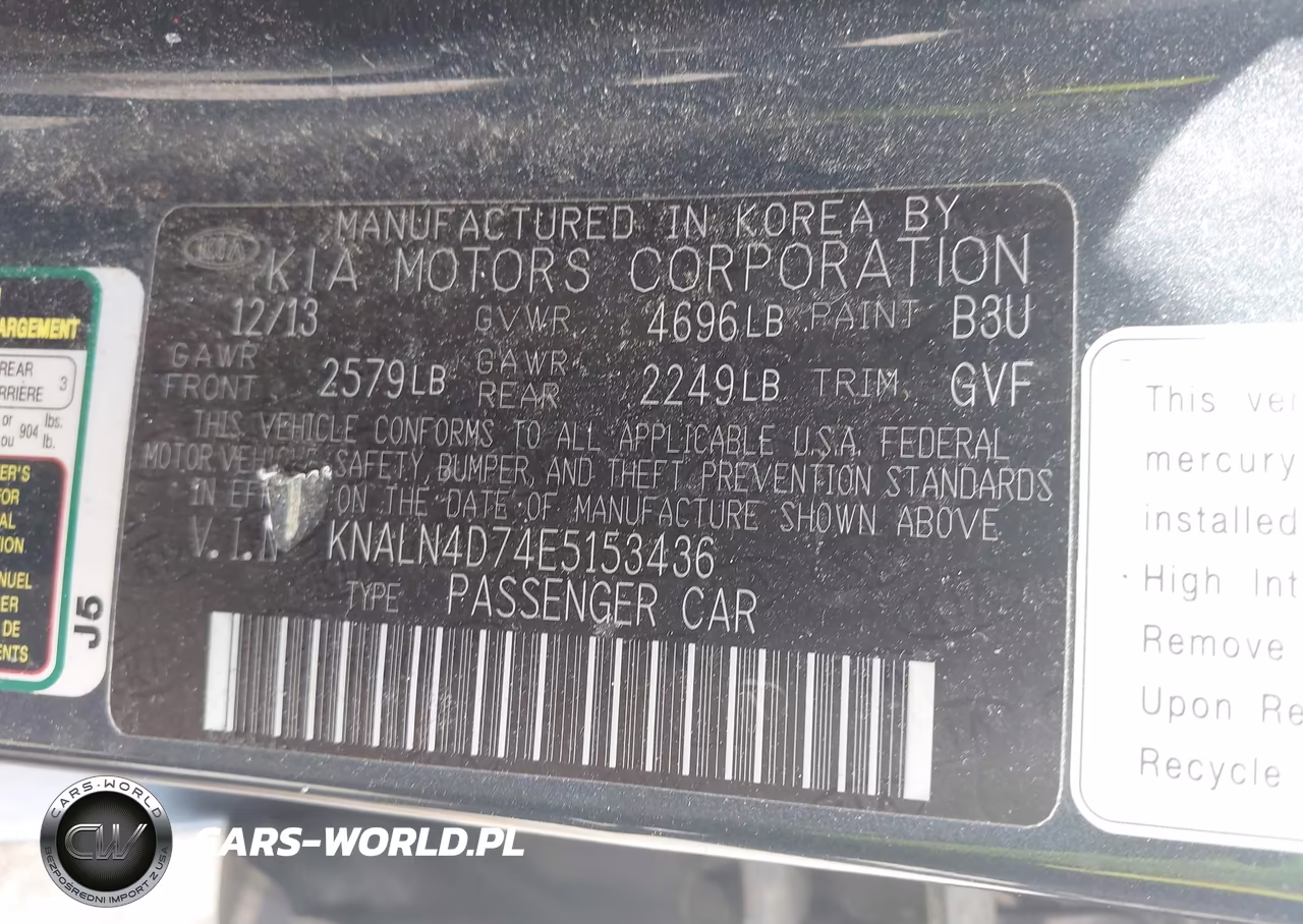 2014 Kia Cadenza Premium VIN:KNALN4D74E5153436 - 9