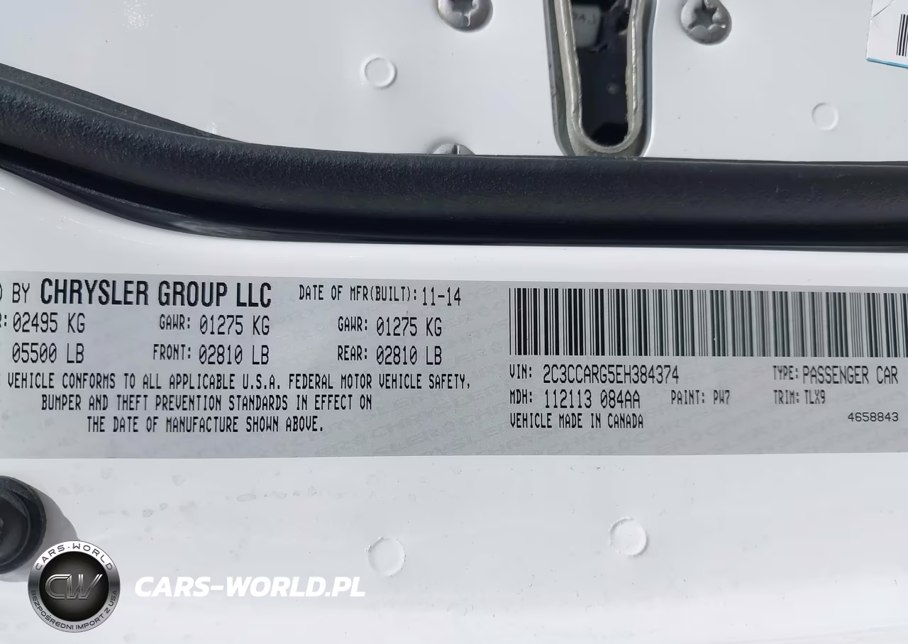 2014 Chrysler 300 VIN:2C3CCARG5EH384374 - 9
