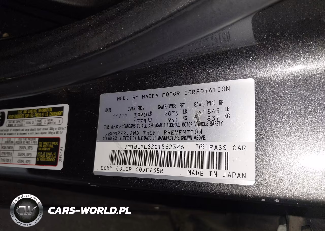 2012 Mazda Mazda3 I Touring VIN:JM1BL1L82C1562326 - 9