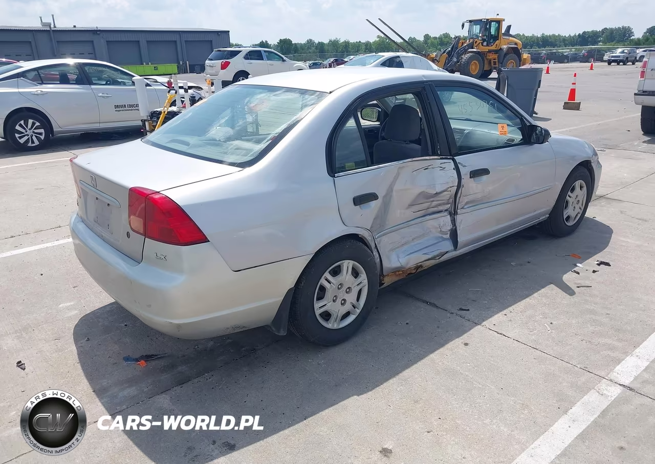 2001 Honda Civic Lx VIN:1HGES165X1L000209 - 4