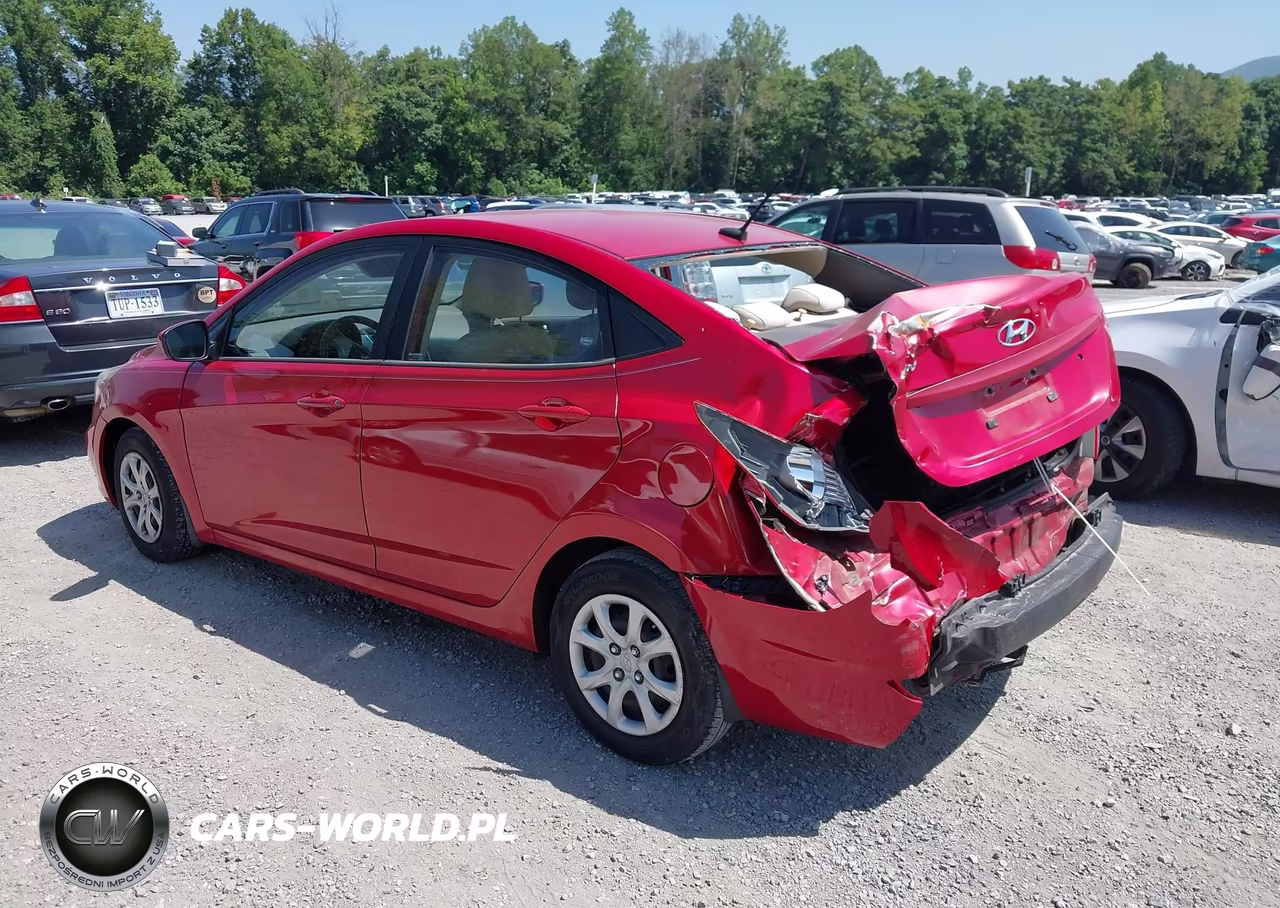 2013 Hyundai Accent Gls VIN:KMHCT4AE8DU355188 - 3