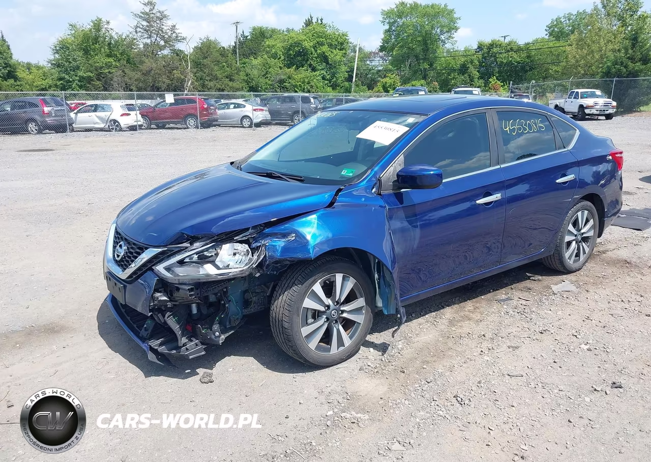 2019 Nissan Sentra Sv VIN:3N1AB7AP6KY371548 - 2