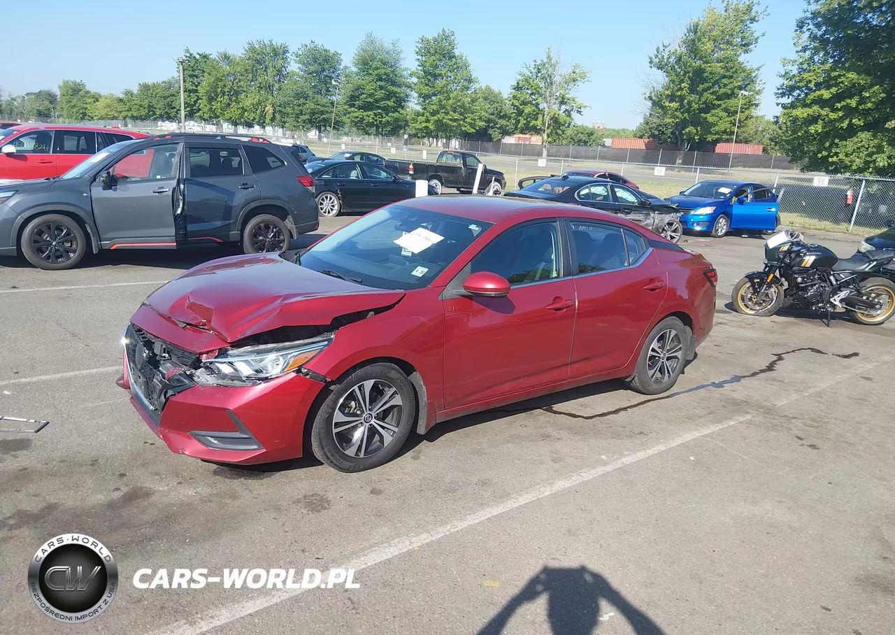 2020 Nissan Sentra Sv Xtronic Cvt VIN:3N1AB8CV4LY286596 - 2