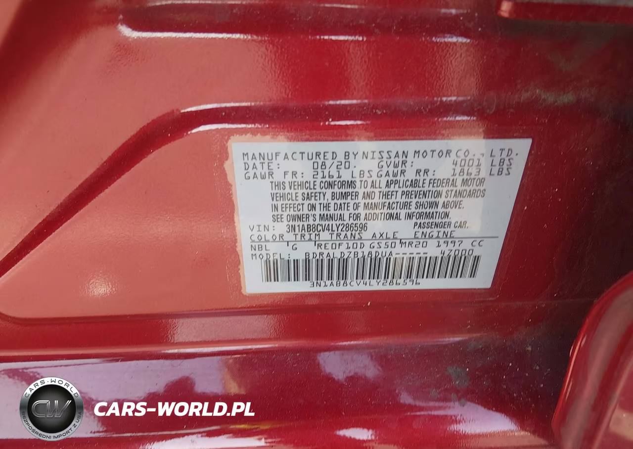 2020 Nissan Sentra Sv Xtronic Cvt VIN:3N1AB8CV4LY286596 - 9
