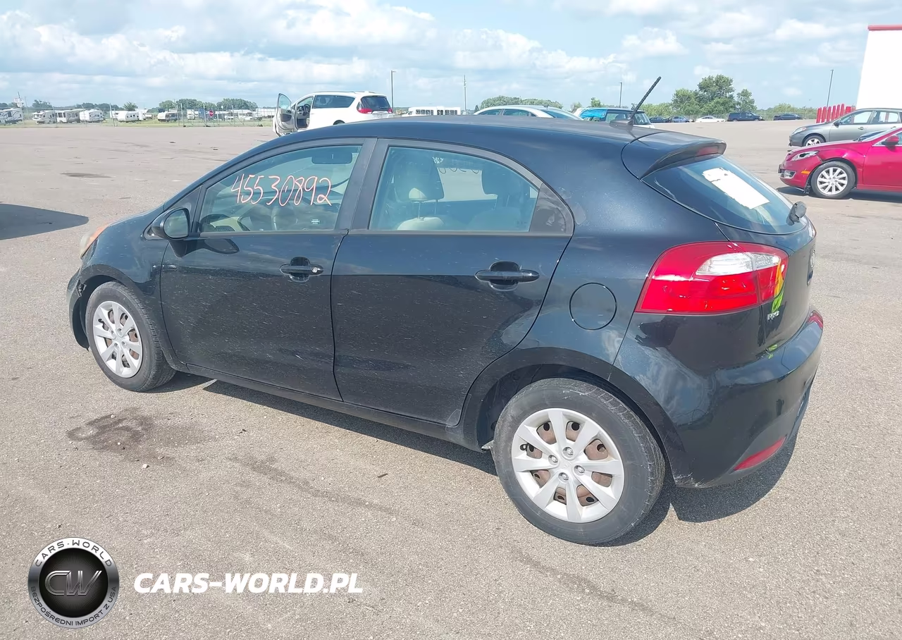 2013 Kia Rio Lx VIN:KNADM5A36D6099869 - 3