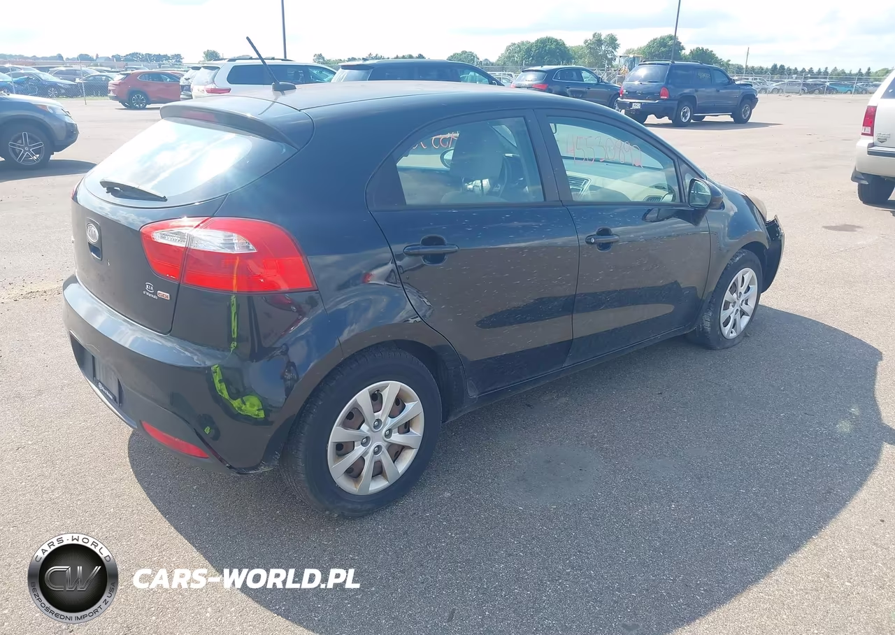2013 Kia Rio Lx VIN:KNADM5A36D6099869 - 4
