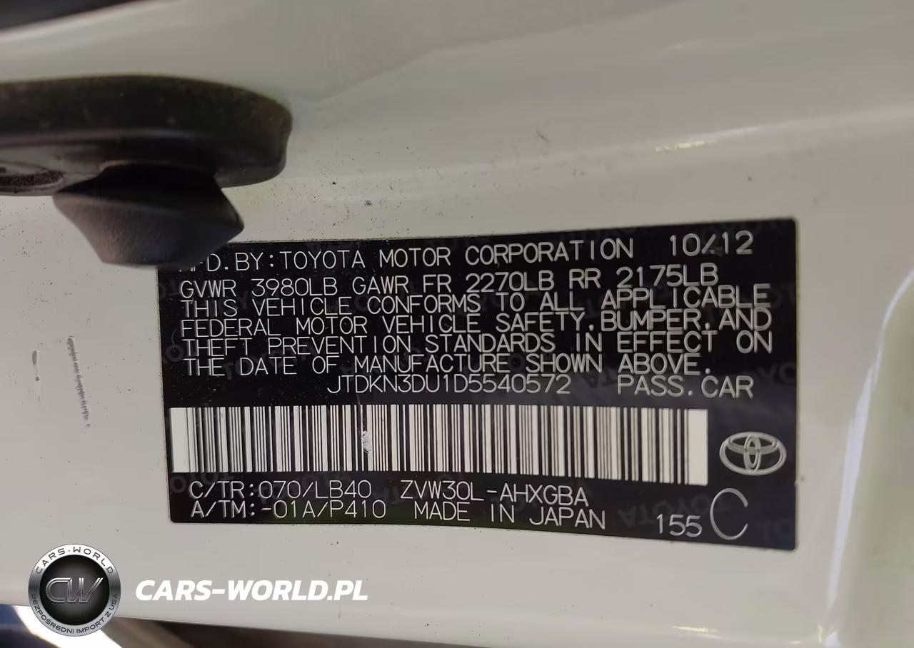 2013 Toyota Prius Four VIN:JTDKN3DU1D5540572 - 9