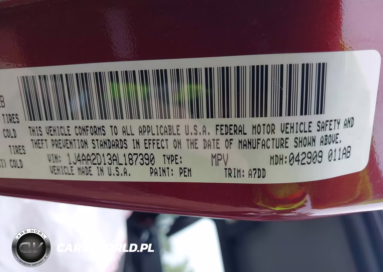 2010 Jeep Wrangler Sport VIN:1J4AA2D13AL187390 - 9