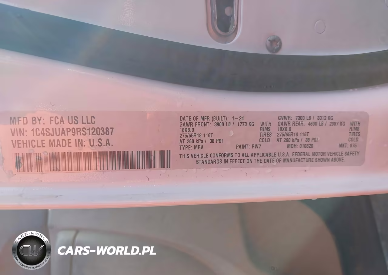 2024 Jeep Wagoneer Series I 4X2 VIN:1C4SJUAP9RS120387 - 9