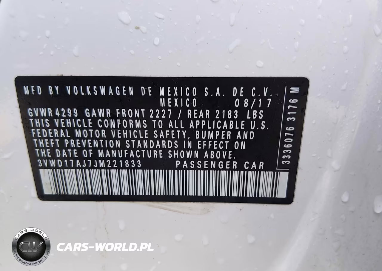 2018 Volkswagen Jetta 1.8T Se Sport VIN:3VWD17AJ7JM221833 - 9