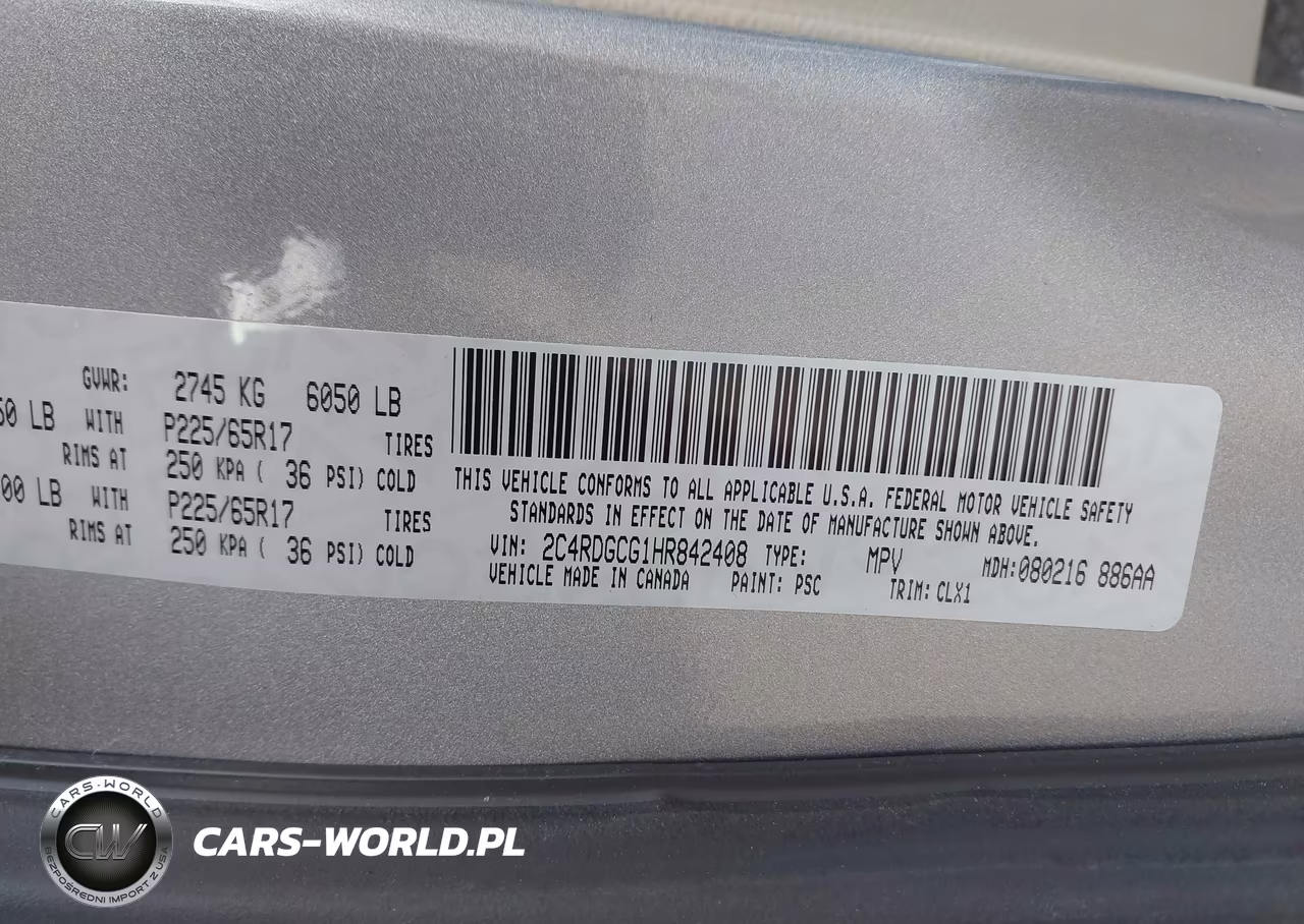 2017 Dodge Grand Caravan Sxt VIN:2C4RDGCG1HR842408 - 9