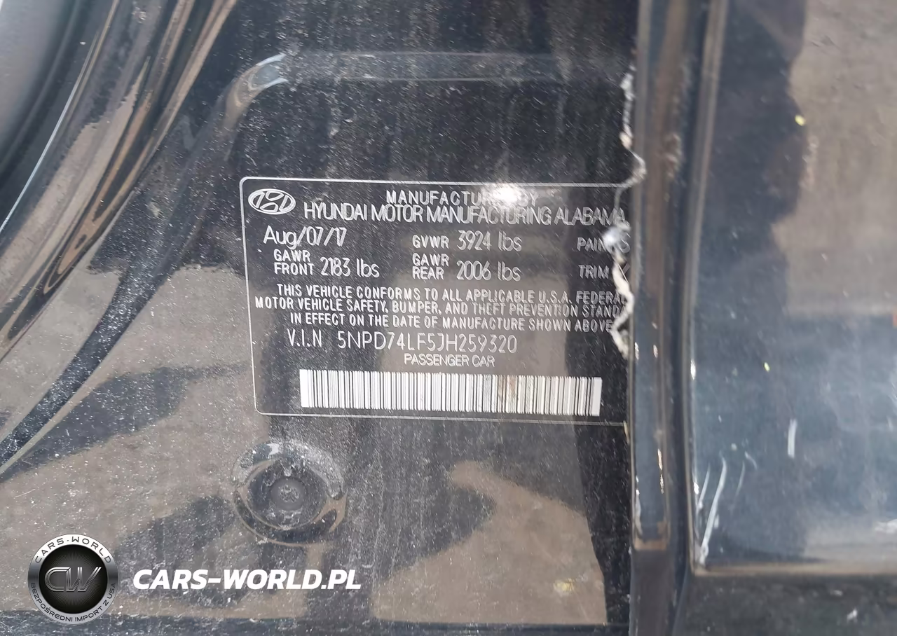 2018 Hyundai Elantra Se VIN:5NPD74LF5JH259320 - 9