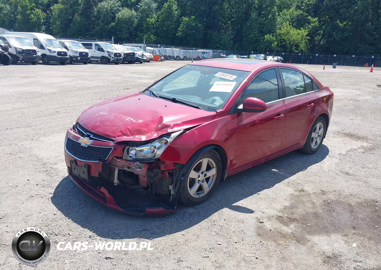 2014 Chevrolet Cruze Lt VIN:1G1PC5SBXE7307717 - 2