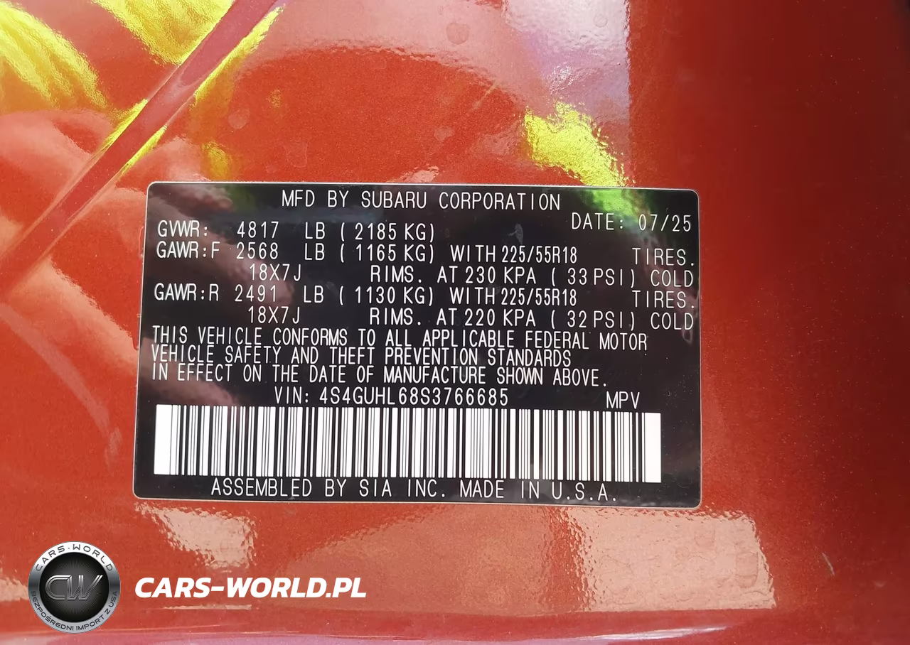 2025 Subaru Crosstrek Limited VIN:4S4GUHL68S3766685 - 9