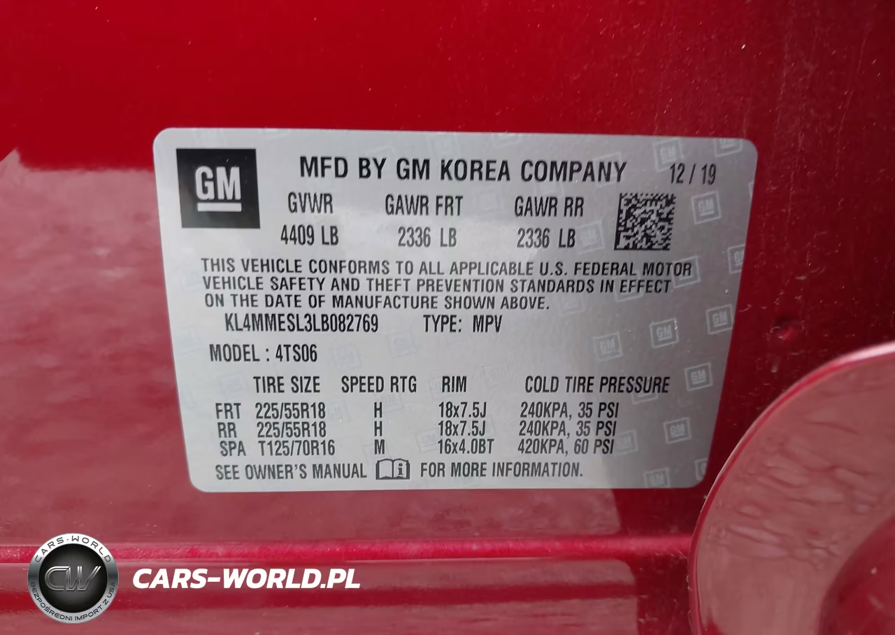 2020 Buick Encore Gx Awd Select VIN:KL4MMESL3LB082769 - 9