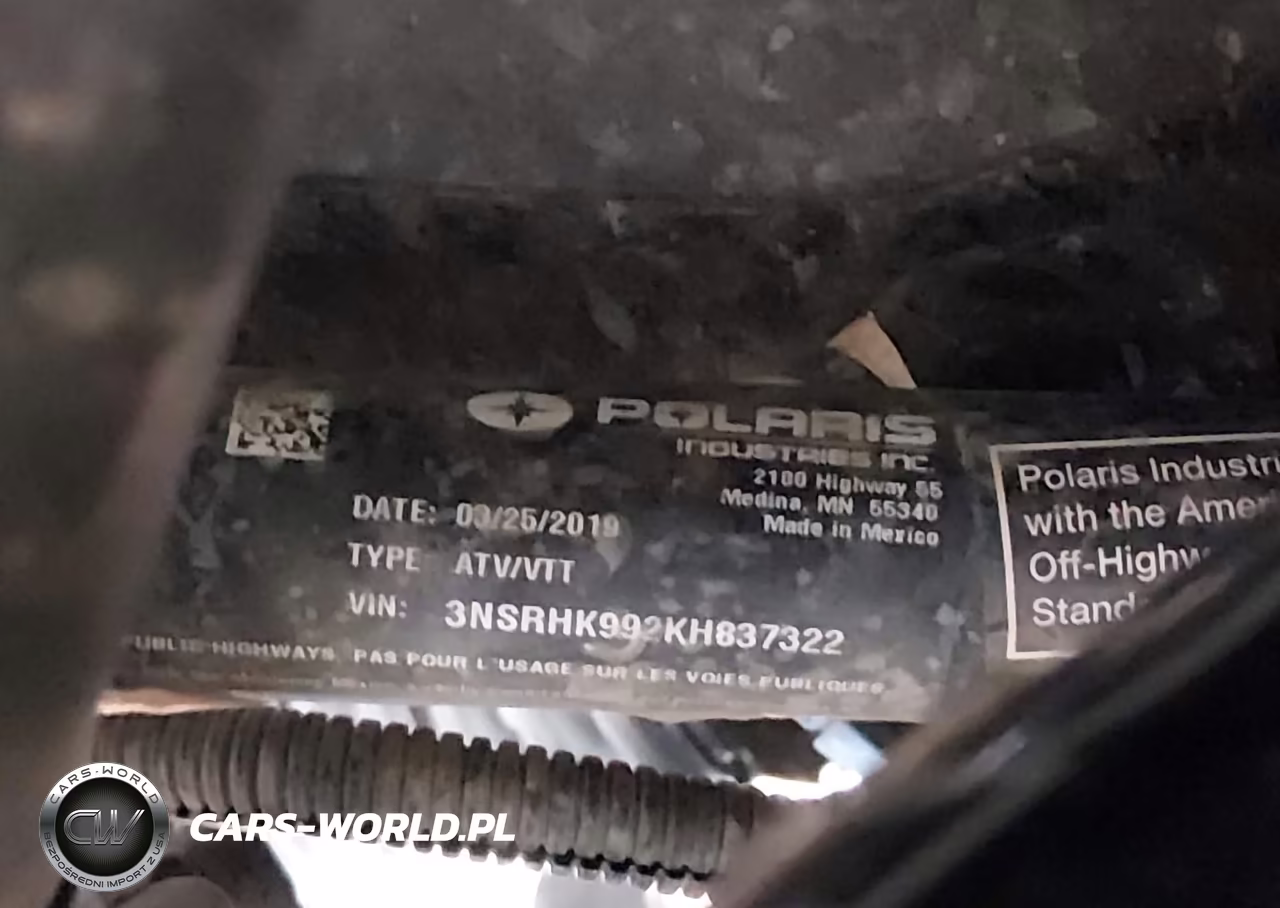 2019 Polaris General 4 1000 Eps Ride Command Edition VIN:3NSRHK992KH837322 - 10