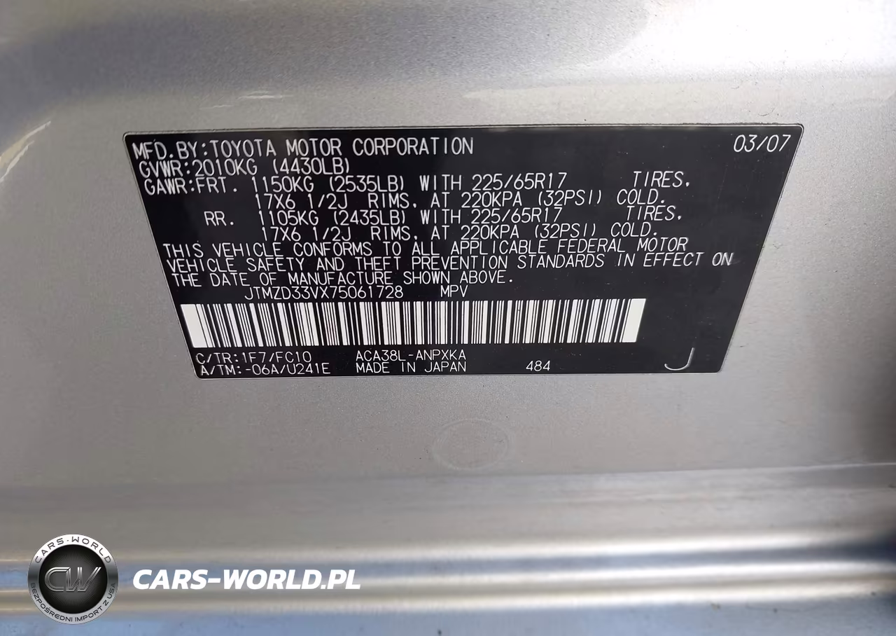 2007 Toyota Rav4 VIN:JTMZD33VX75061728 - 9