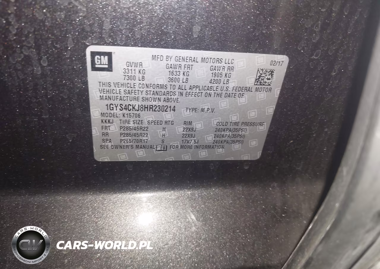 2017 Cadillac Escalade Premium Luxury VIN:1GYS4CKJ8HR230214 - 9