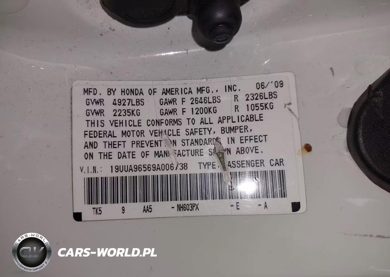 2009 Acura Tl 3.7 VIN:19UUA96569A006738 - 9