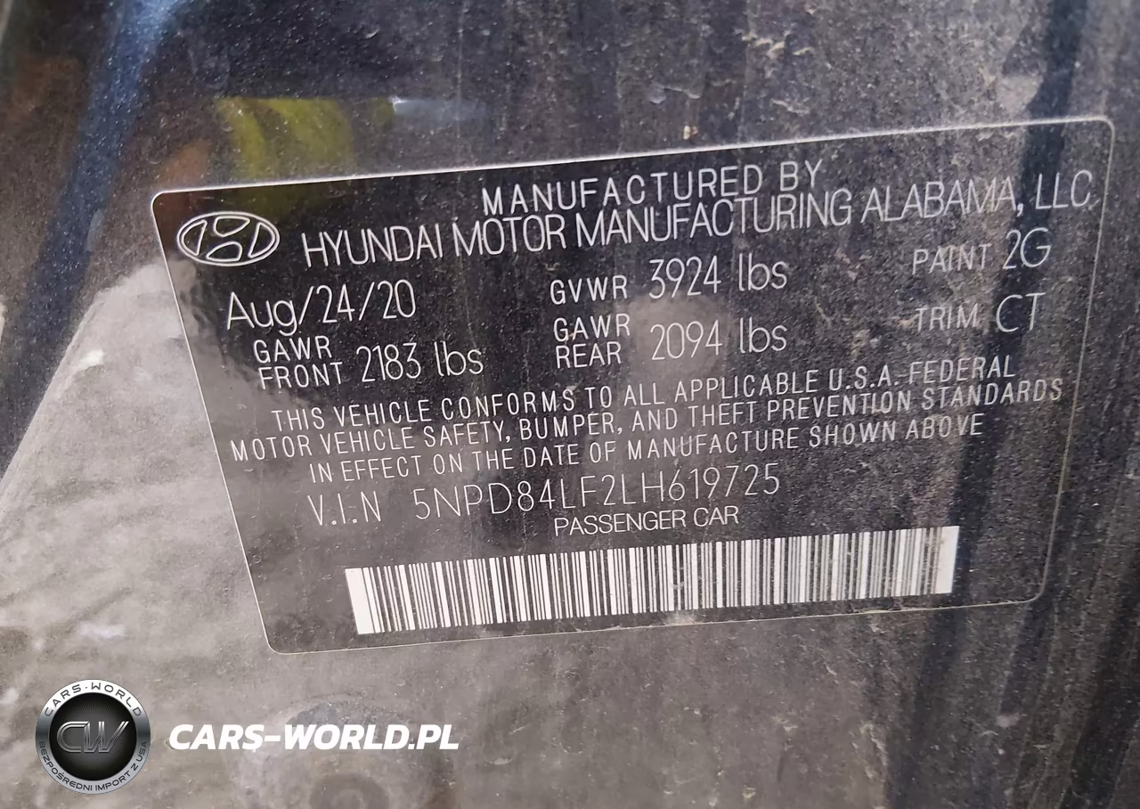 2020 Hyundai Elantra Sel VIN:5NPD84LF2LH619725 - 9