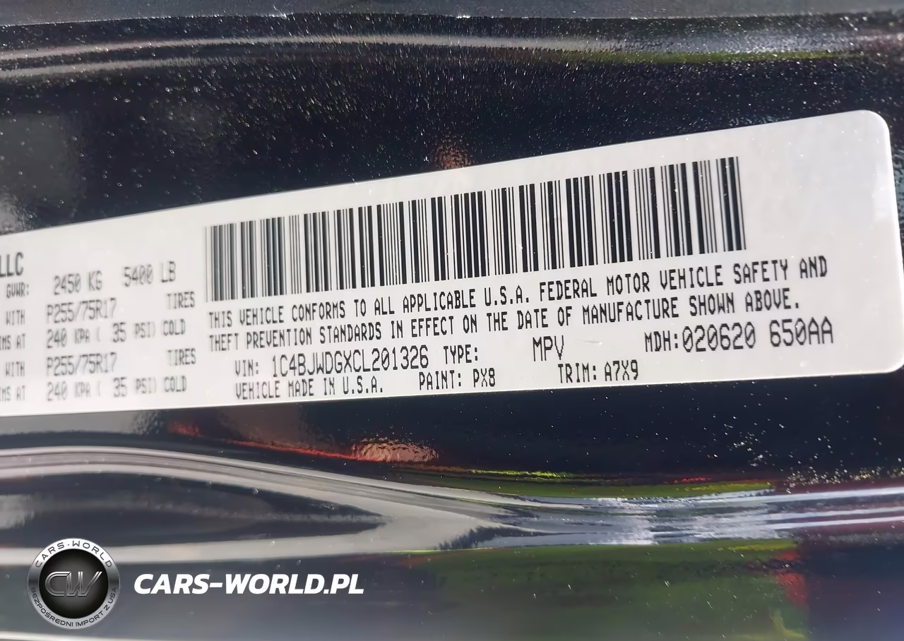 2012 Jeep Wrangler Unlimited Sport VIN:1C4BJWDGXCL201326 - 9
