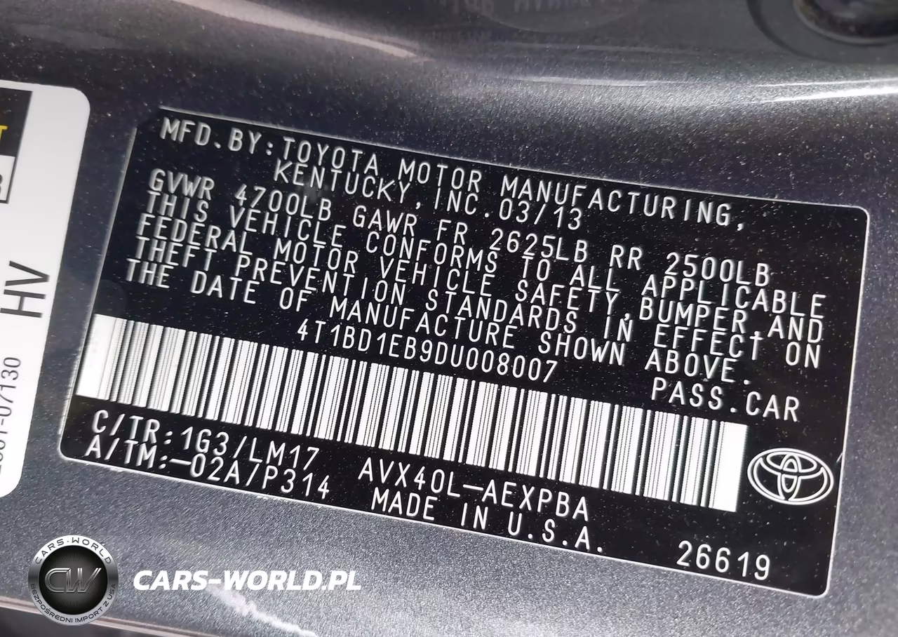 2013 Toyota Avalon Hybrid Limited VIN:4T1BD1EB9DU008007 - 9
