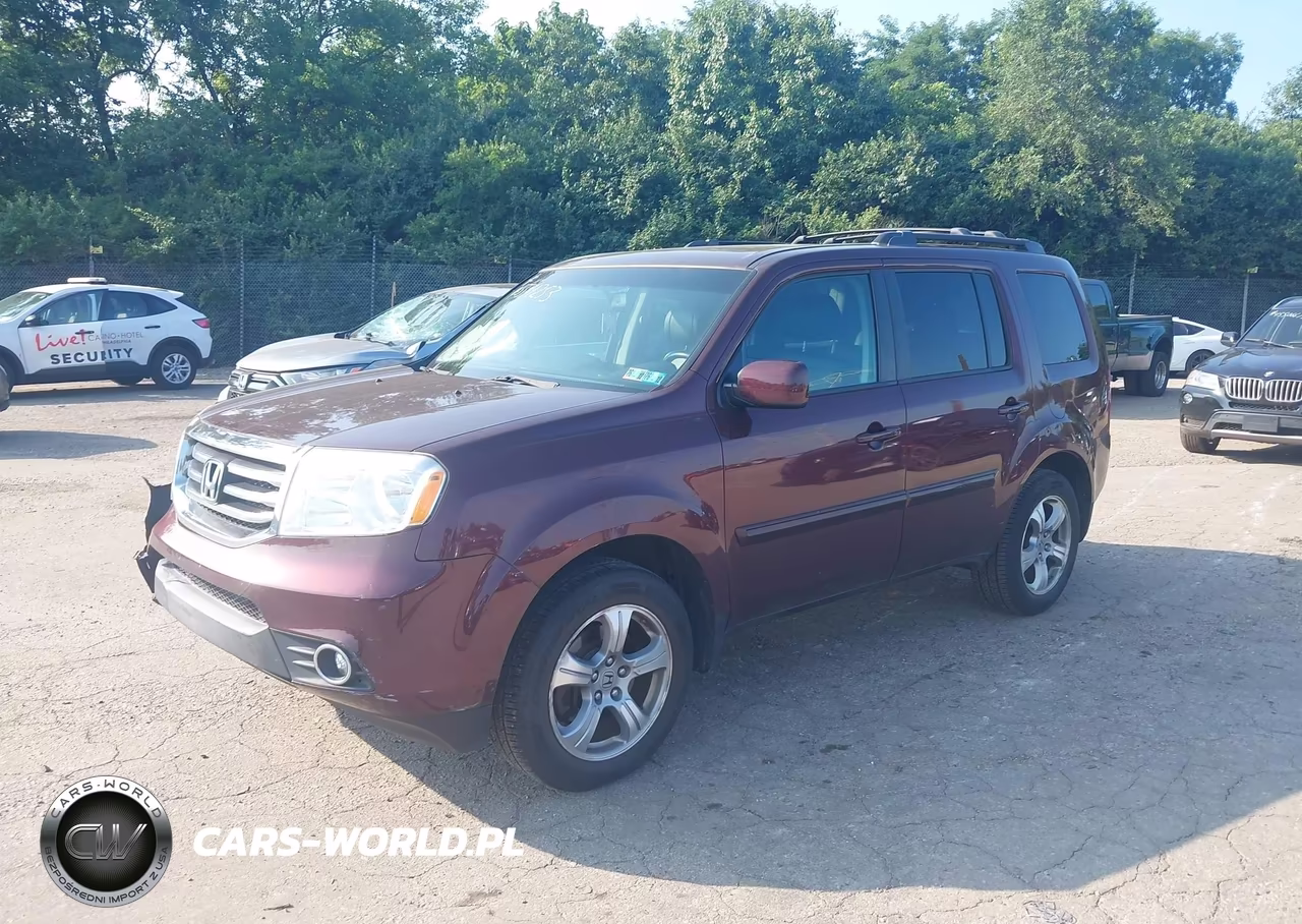2012 Honda Pilot Ex-L VIN:5FNYF4H5XCB041735 - 2