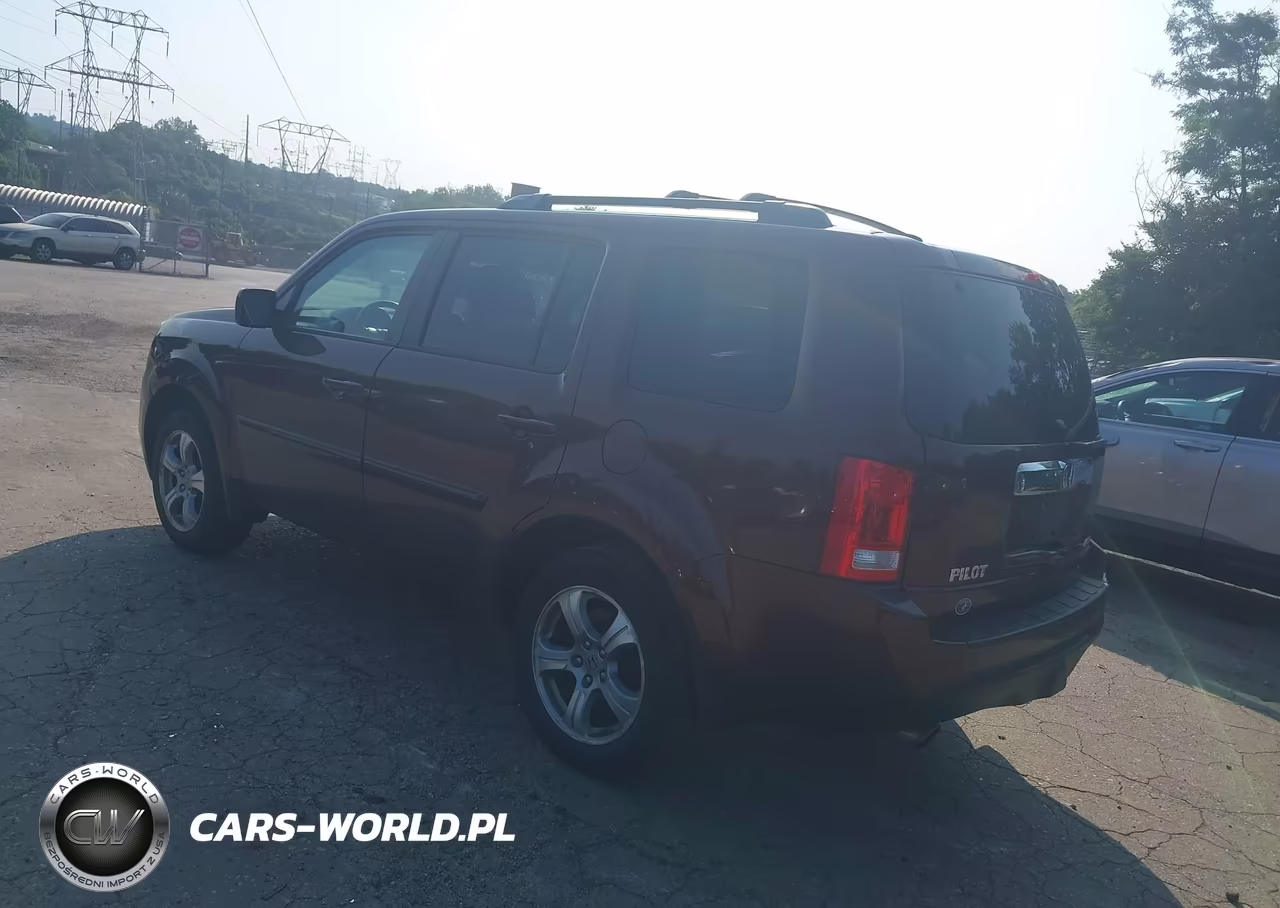 2012 Honda Pilot Ex-L VIN:5FNYF4H5XCB041735 - 3