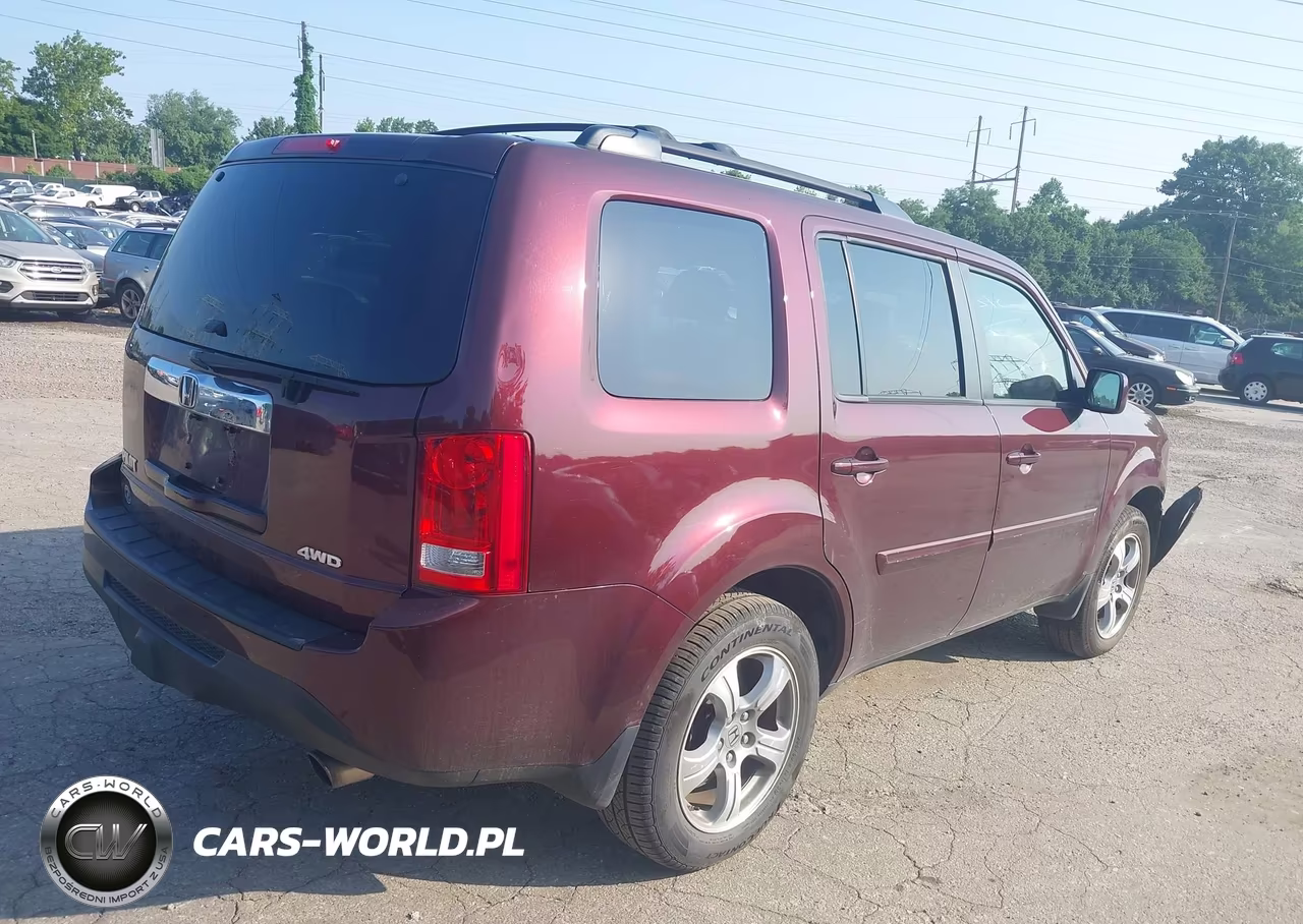 2012 Honda Pilot Ex-L VIN:5FNYF4H5XCB041735 - 4