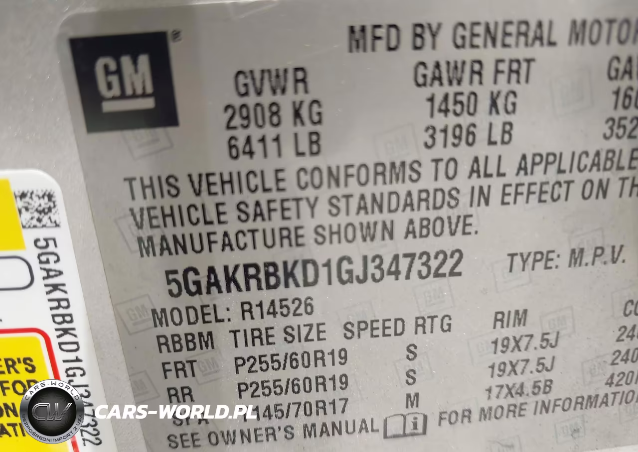 2016 Buick Enclave Leather VIN:5GAKRBKD1GJ347322 - 9