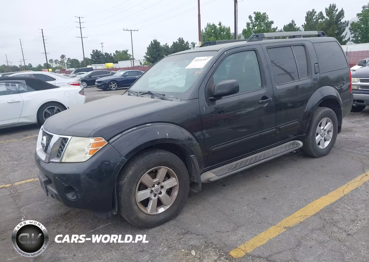 2011 Nissan Pathfinder Sv VIN:5N1AR1NN9BC615180 - 2