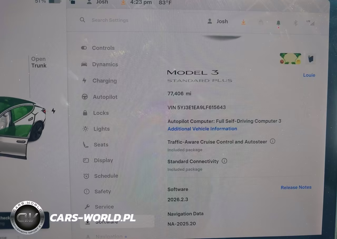 2020 Tesla Model 3 Standard Range Plus Rear-Wheel Drive-Standard Range Rear-Wheel Drive VIN:5YJ3E1EA9LF615643 - 7