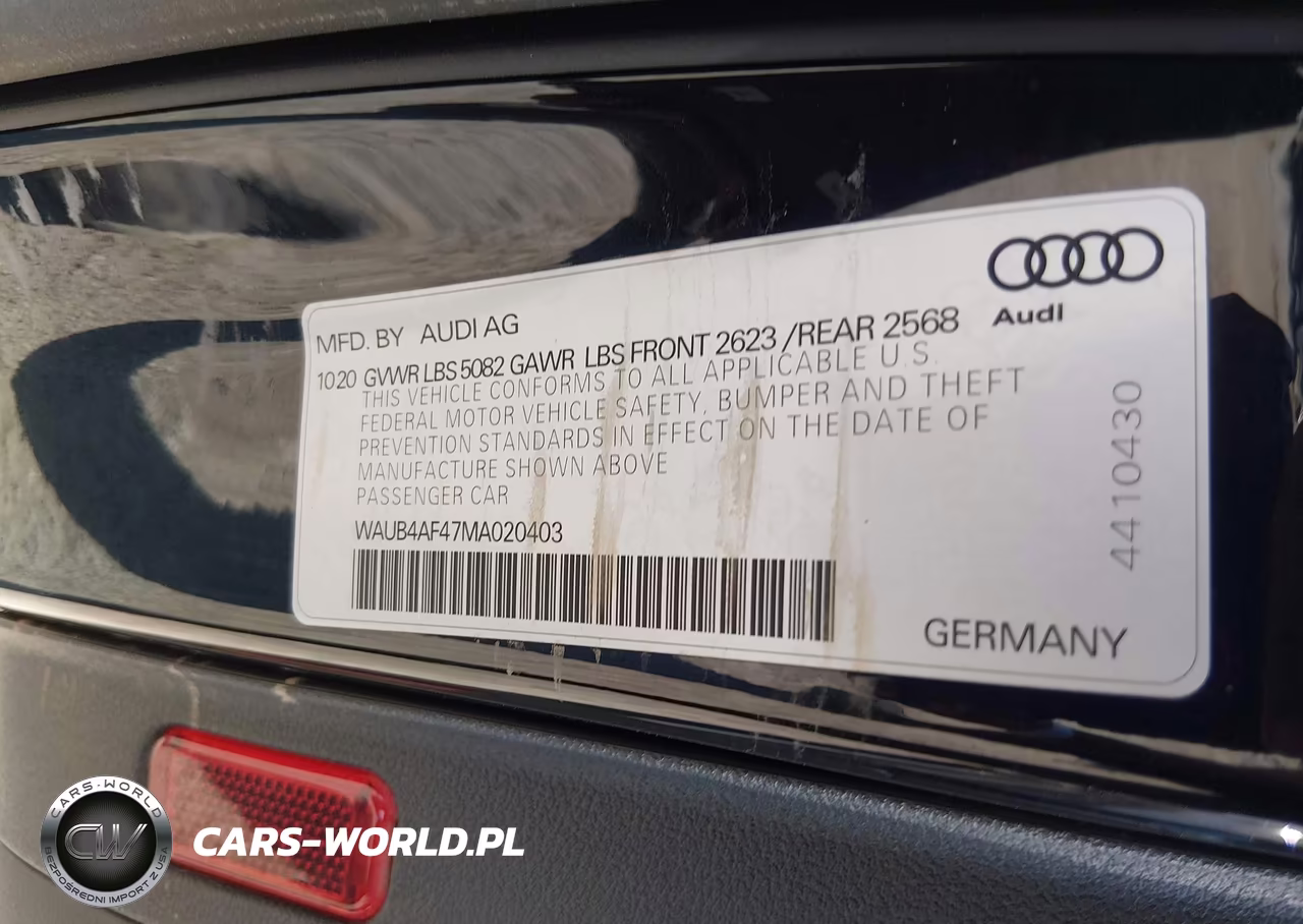2021 Audi S4 Premium Plus Tfsi Quattro Tiptronic VIN:WAUB4AF47MA020403 - 9