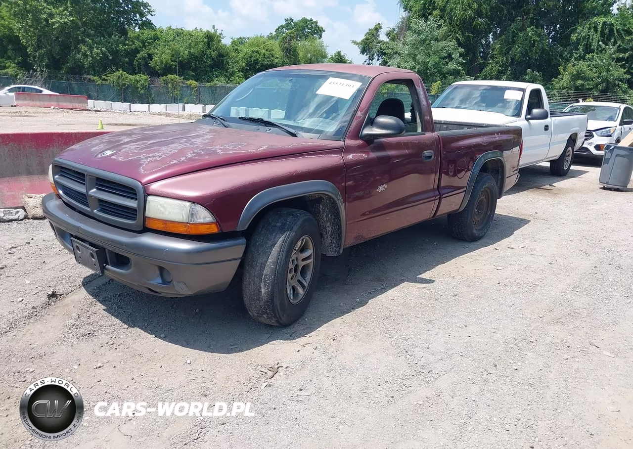 2002 Dodge Dakota VIN:1B7FL16XX2S705536 - 2