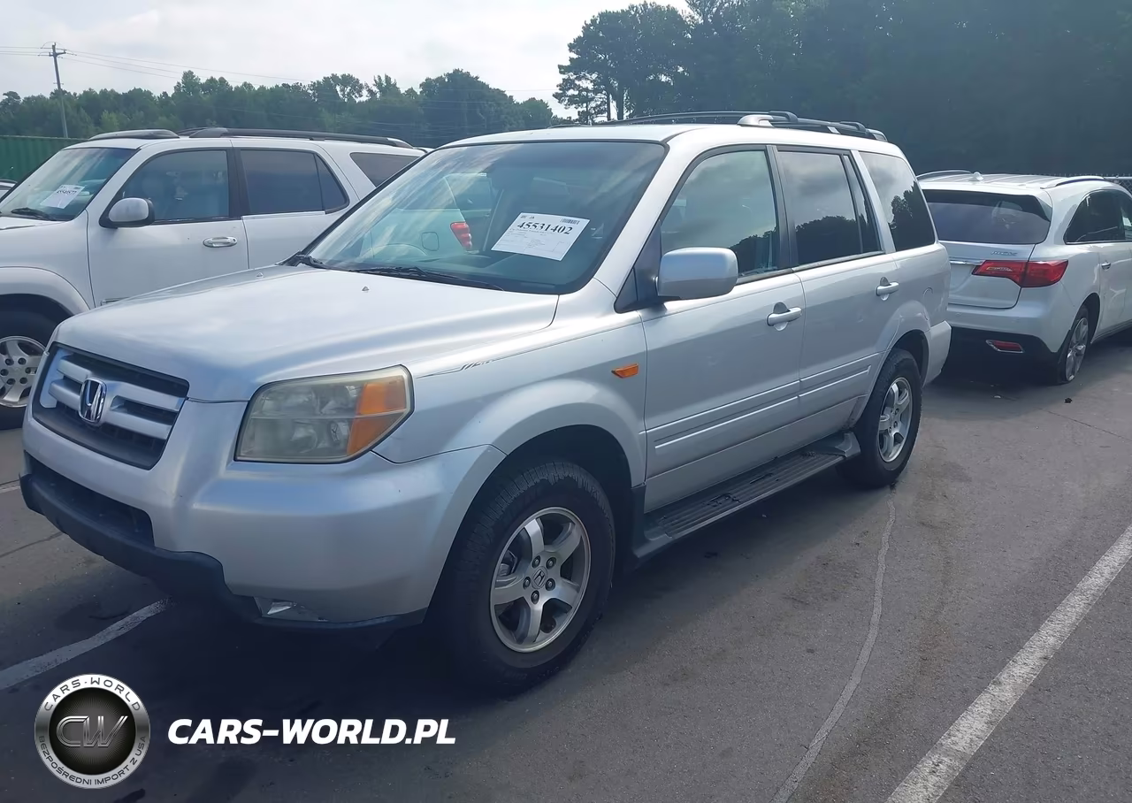 2007 Honda Pilot Ex-L VIN:5FNYF28647B024206 - 2